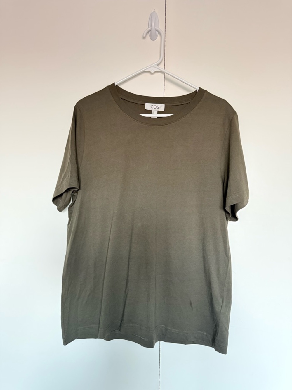 COS Women Tshirt, Size: L, Color: Olive Green, Never Worn
